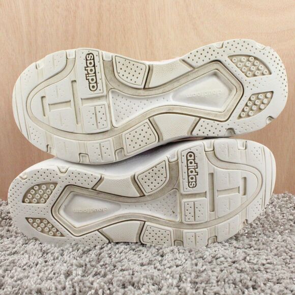 Adidas Crazychaos Sneakers Youth Girls 4.5 Pink Green Suede Mesh - Picture 11 of 12